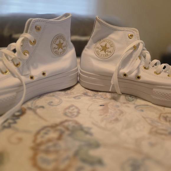 Custom Wedding Converse High Tops - Picture 4 of 8